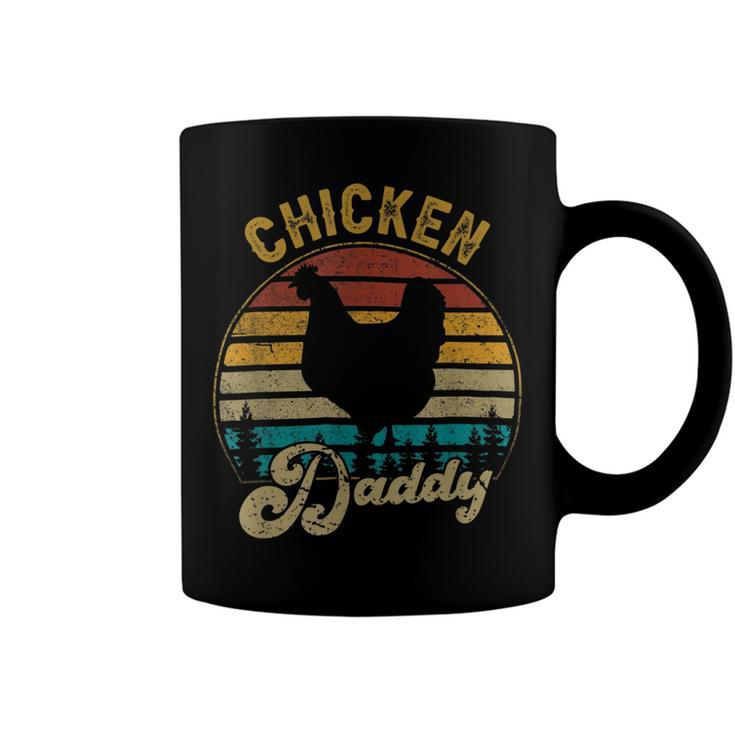 Chicken Chicken Best Chicken Daddy Vintage Retro 70S Chicken Dad Fathers Day Coffee Mug