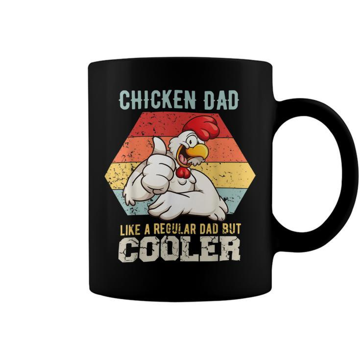 Chicken Chicken Chicken Dad Like A Regular Dad Farmer Poultry Father Day V3 Coffee Mug