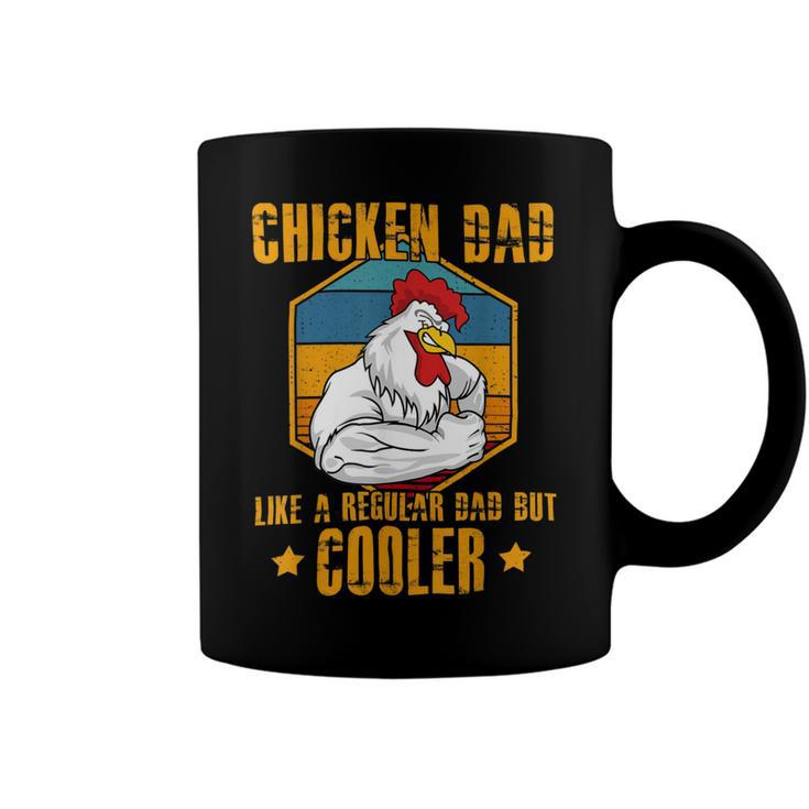 Chicken Chicken Chicken Dad Like A Regular Dad Farmer Poultry Father Day_ V2 Coffee Mug