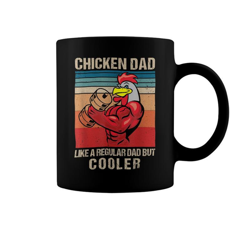 Chicken Chicken Chicken Dad Like A Regular Dad Farmer Poultry Father Day_ V4 Coffee Mug