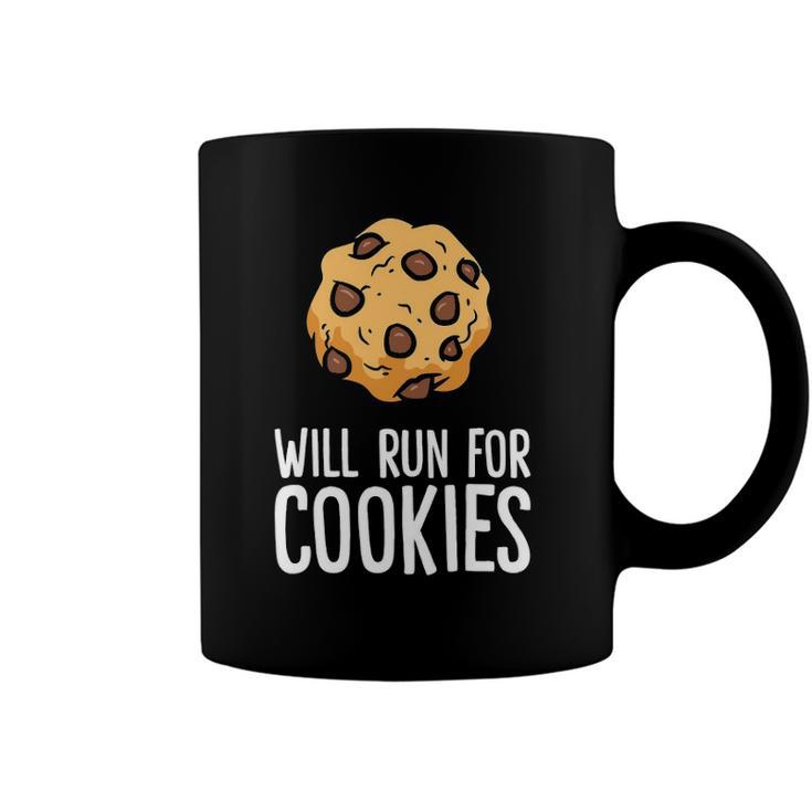 Chocolate Chip Cookie Lover Will Run For Cookies Coffee Mug