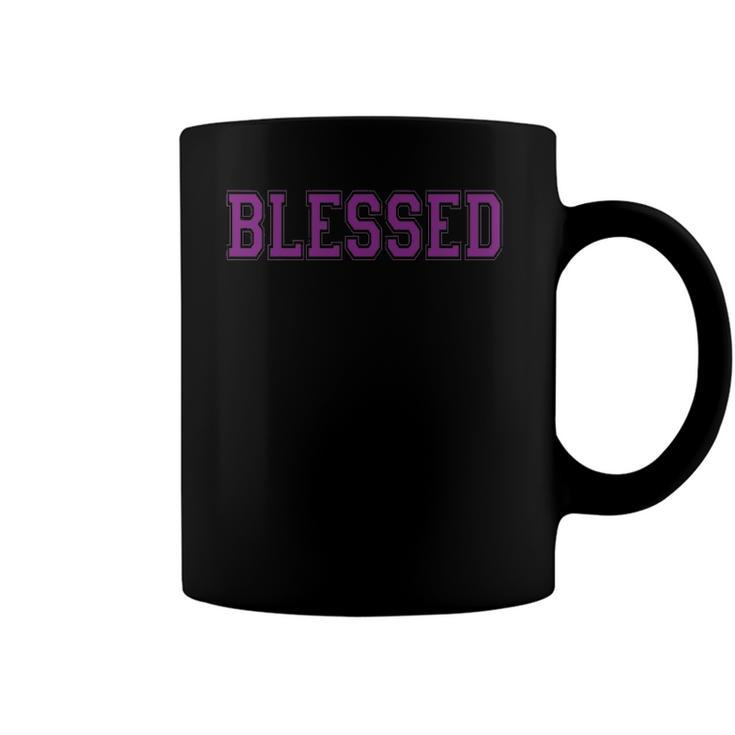 Christian S Blessed Purple Prayer Coffee Mug