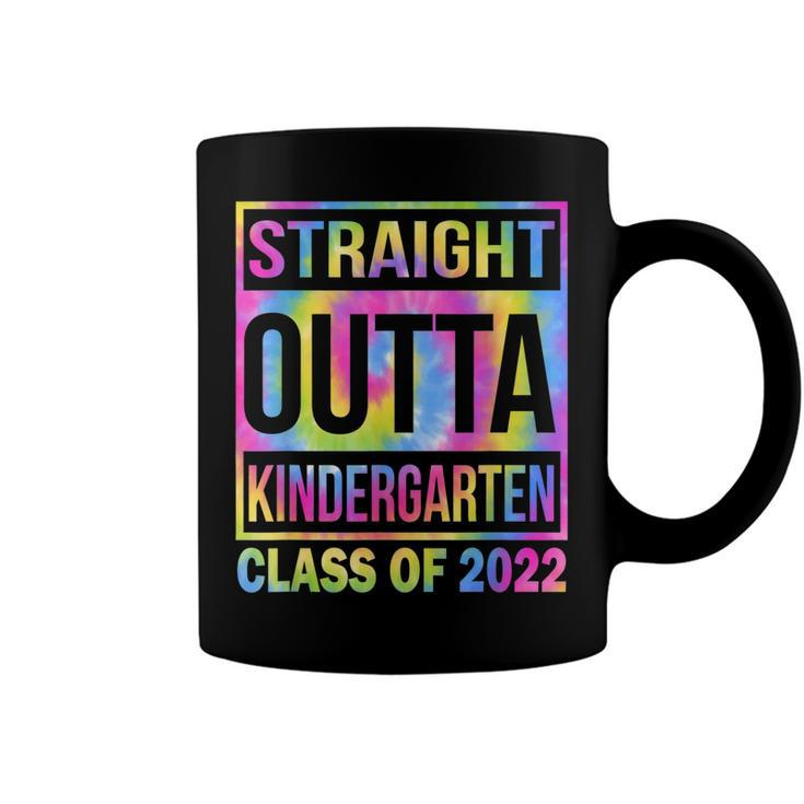 Class Of 2022 Straight Outta Kindergarten Graduation Tie Dye  Coffee Mug