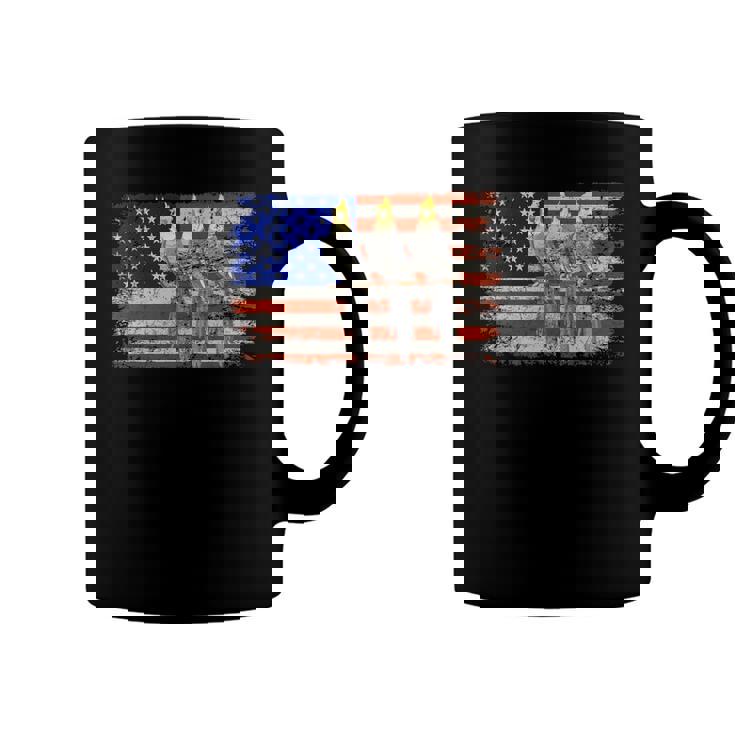 Cockatiel Vintage American Usa Flag Men Women - Cockatiel Coffee Mug