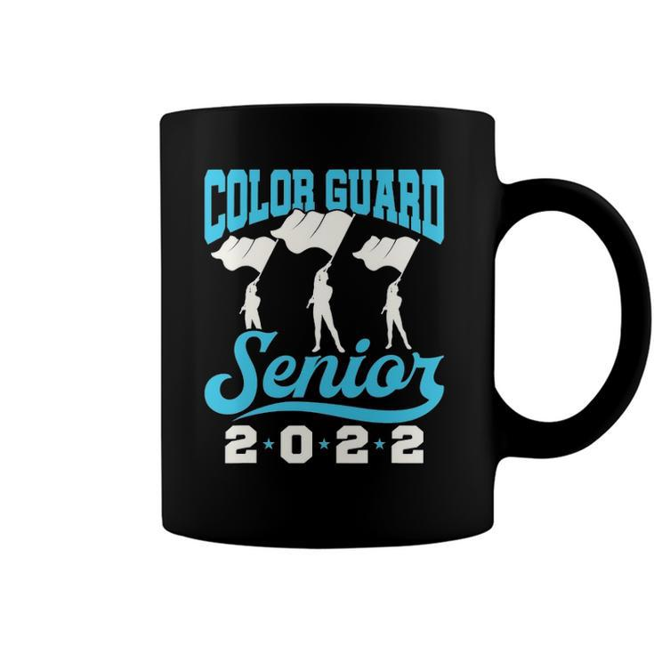 Color Guard Senior 2022 Flags Graduation Coffee Mug