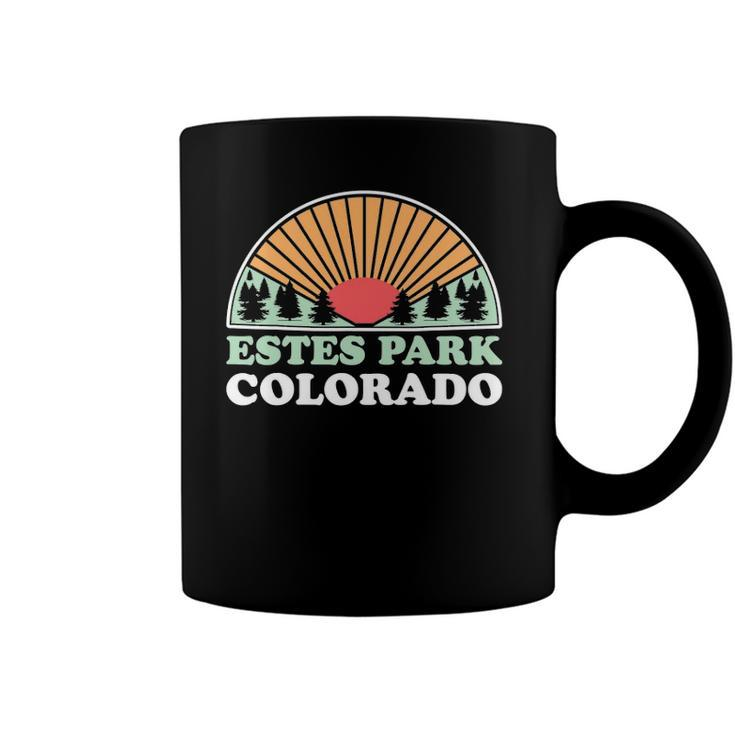 Colorado Us Mountain Travel - Vintage Estes Park Coffee Mug