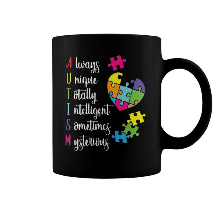 Colorful Autism Awareness Gift Design For Asd Parents  Coffee Mug