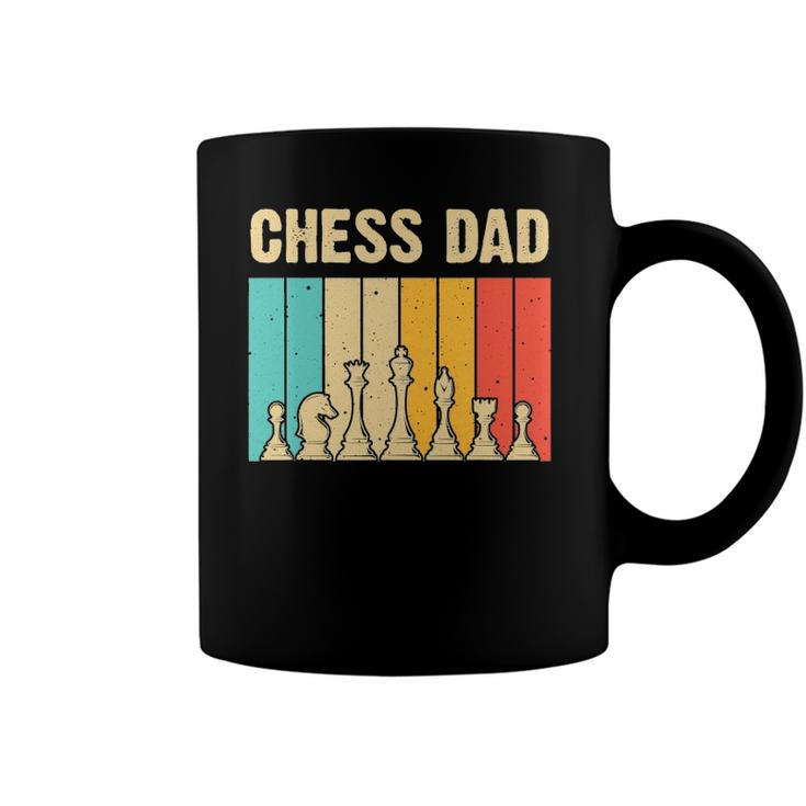 Cool Chess Lover Art For Dad Men Father Novelty Chess Player Coffee Mug