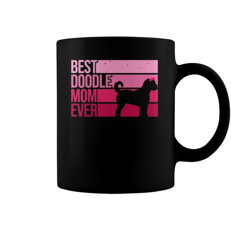 Cool Doodle Mom Art Women Girl Aussiedoodle Goldendoodle Dog Coffee Mug