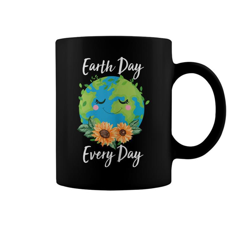 Cool Earth Day Sunflower Quote Earth Day  For Kids  Coffee Mug