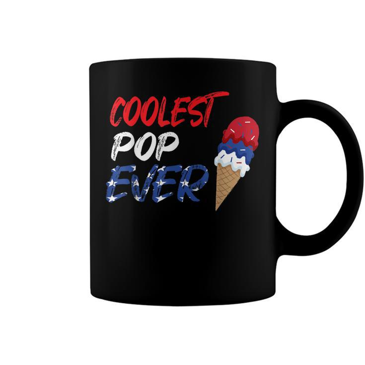 Coolest Pop Ever Ice Cream America 4Th Of July  Coffee Mug