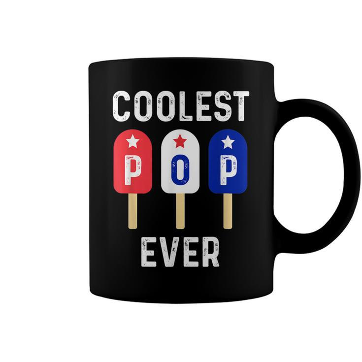 Coolest Pop Ever Popsicle Men Best Dad Ever Cool Fathers Day  Coffee Mug