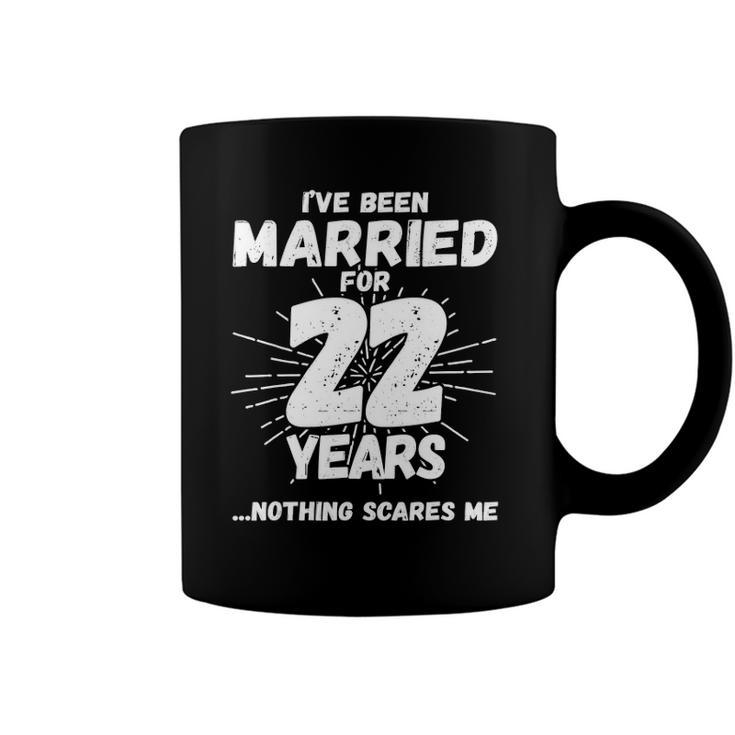 Couples Married 22 Years - Funny 22Nd Wedding Anniversary Coffee Mug