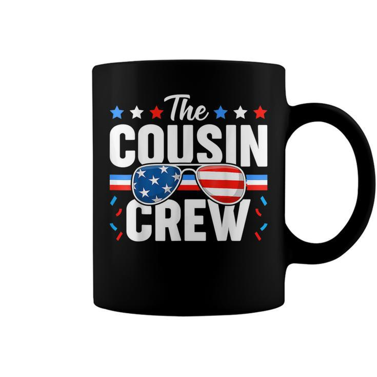 Cousin Crew 4Th Of July Patriotic American Family Matching  Coffee Mug