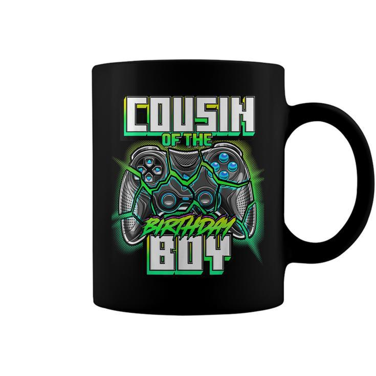 Cousin Of The Birthday Boy Matching Family Video Game Party  Coffee Mug