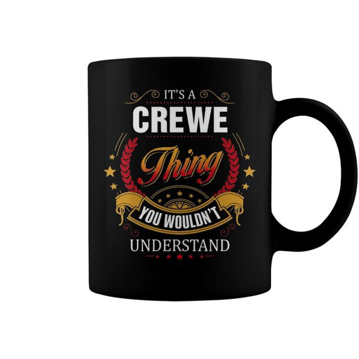 Crewe Shirt Family Crest CreweShirt Crewe Clothing Crewe Tshirt Crewe Tshirt Gifts For The Crewe Coffee Mug