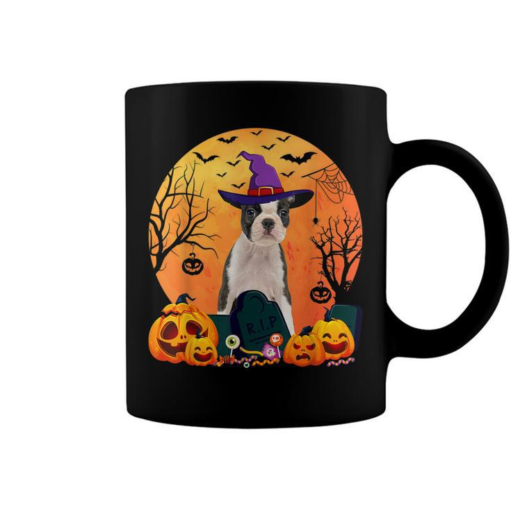 Cute Boston Terrier Halloween Costume Funny Dog Lover  Coffee Mug