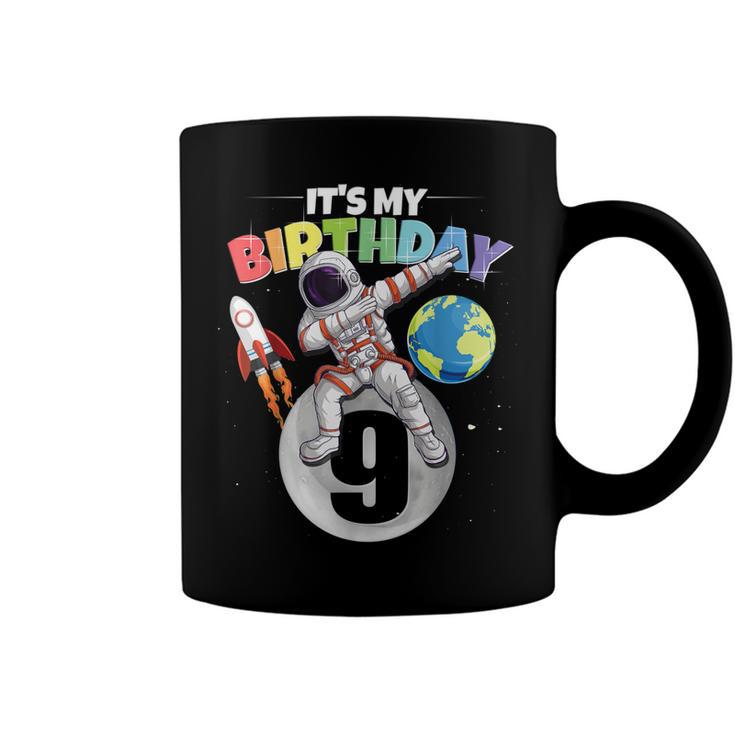 Dabbing Astronaut 9Th Birthday Boy Girl 9 Years 2013 Coffee Mug