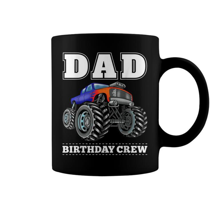 Dad Birthday Crew Monster Truck Theme Party  Coffee Mug