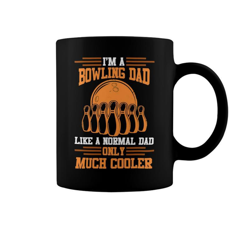 Dad Bowler Papa Fathers Day 28 Bowling Bowler Coffee Mug