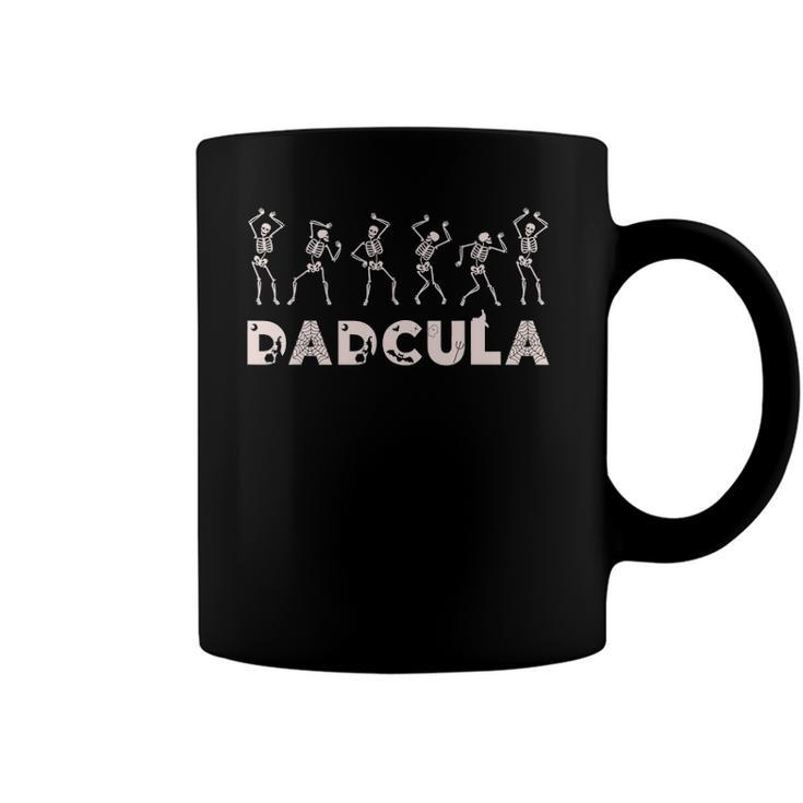 Dad Daddy Dracula Spooky Outfit For Halloween Distressed Coffee Mug