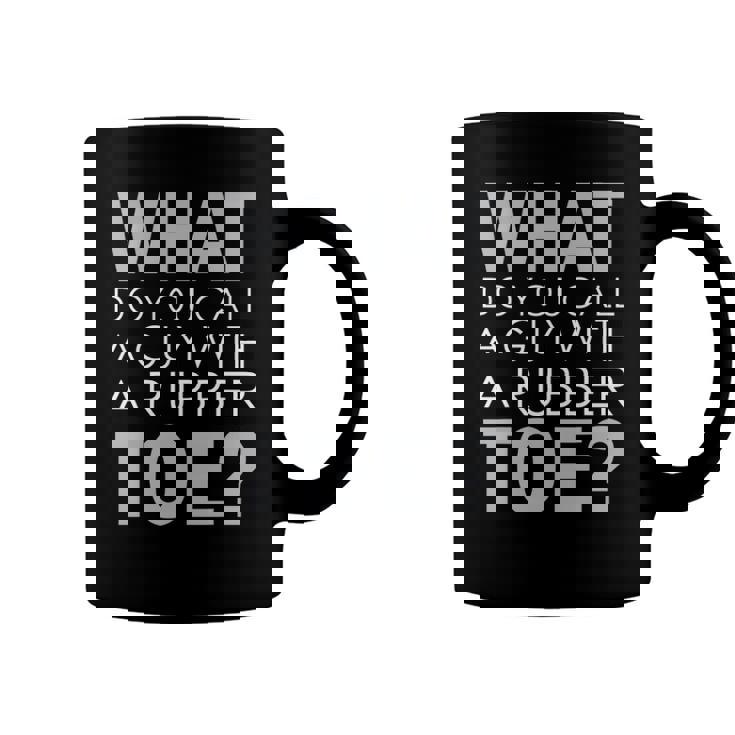 Dad Joke Novelty Tee The One About A Guy With A Rubber Toe Coffee Mug