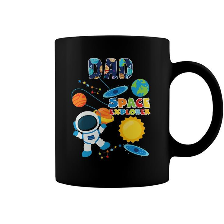 Dad Outer Space Astronaut For Fathers Day Gift Coffee Mug