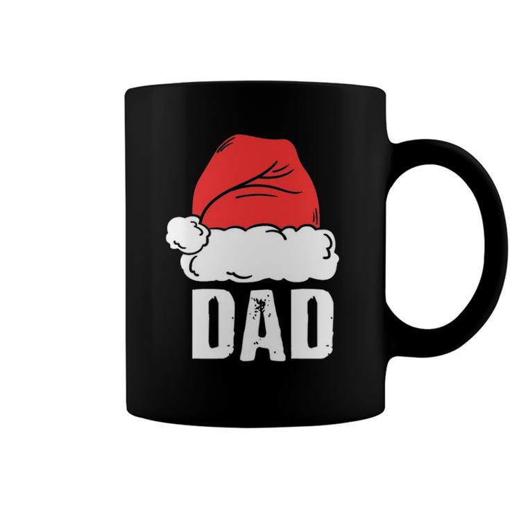 Dad Santa Christmas Family Matching Pajamas Papa Father Coffee Mug