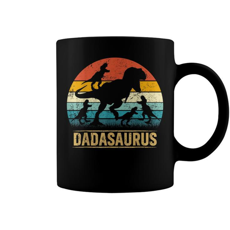 Dada Dinosaur T Rex Dadasaurus 4 Kids Fathers Day  Coffee Mug