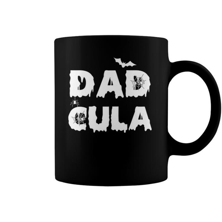 Dadcula  Halloween Funny Letter Print Dad Tops Coffee Mug