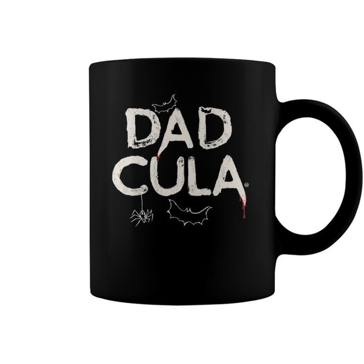 Dadcula Monster Vintage Costume Halloween Bat Dad Coffee Mug