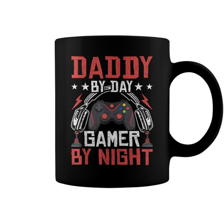 Daddy By Day Gamer By Night Video Gamer Gaming  Coffee Mug