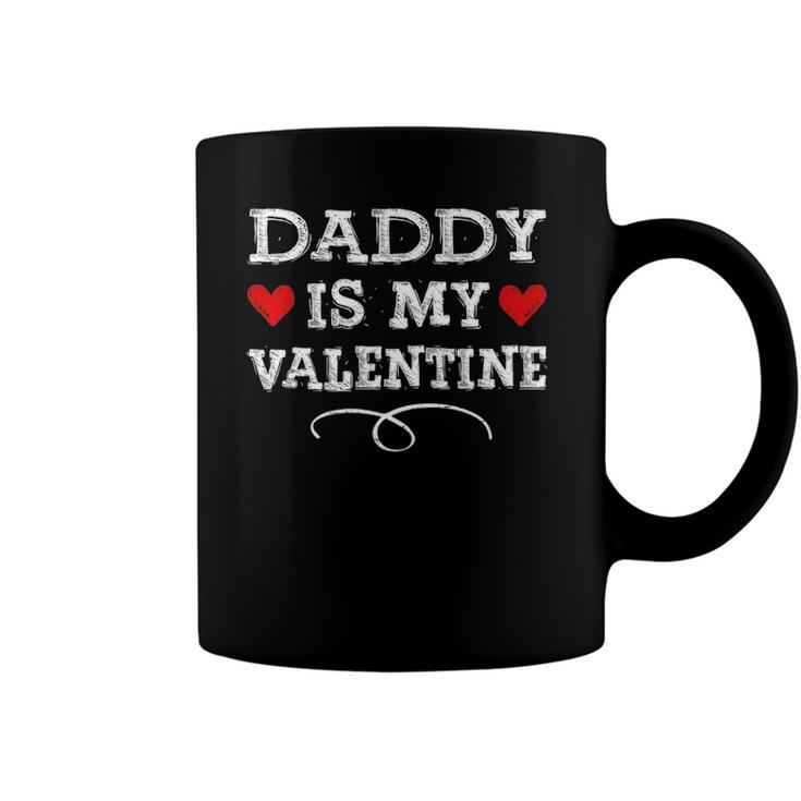 Daddy Is My Valentines Matching Family Heart Fathers Day Coffee Mug