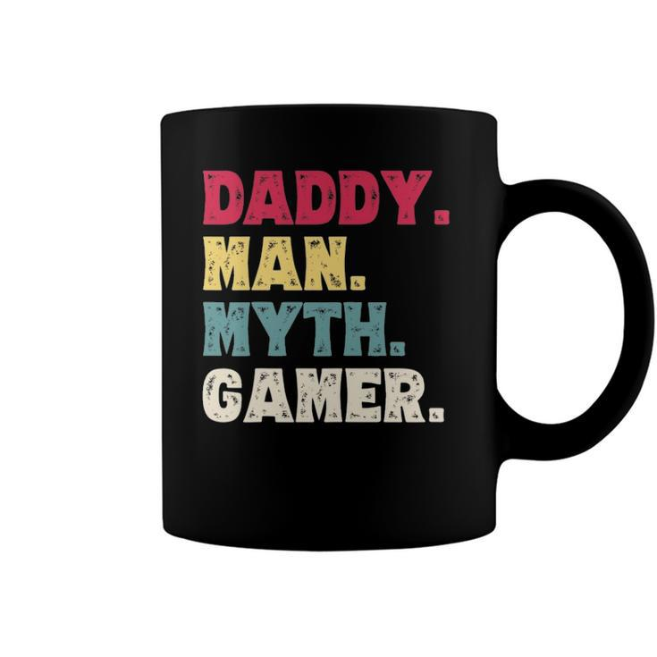 Daddy Man Myth Gamer Funny Fathers Day Gaming Gift Dad Coffee Mug