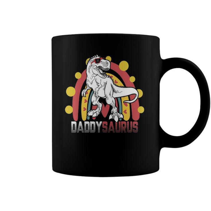 Daddy Saurusrex Dinosaur Fathers Day Family Matching Coffee Mug