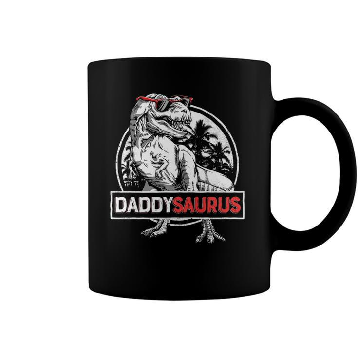 Daddy Saurusrex Dinosaur Men Fathers Day Family Matching  Coffee Mug