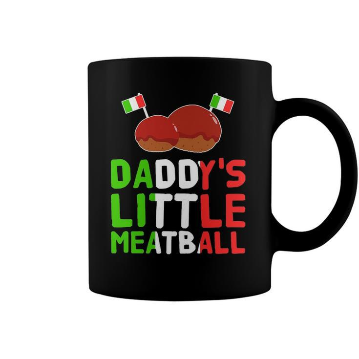 Daddys Little Meatball Proud Italian Pride Italy Coffee Mug