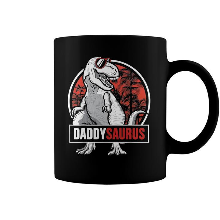 Daddysaurus Fathers Day Giftsrex Daddy Saurus Men Coffee Mug