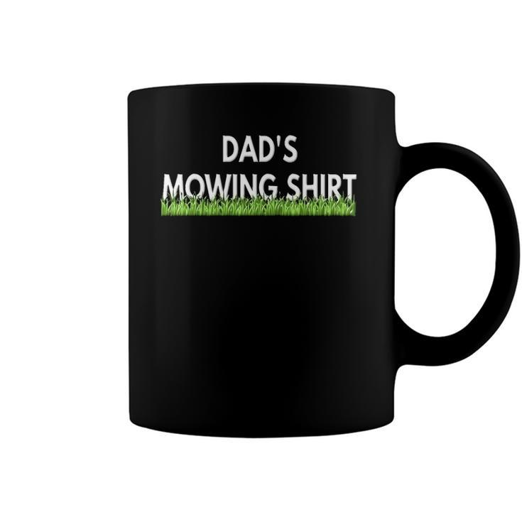 Dads Lawn Mowing  Funny Lawn Mower Coffee Mug