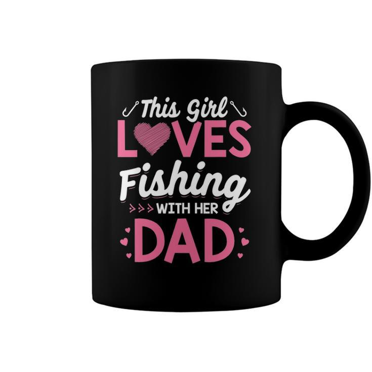 Daughter Fishing  Dad Daughter Matching Fishing Coffee Mug