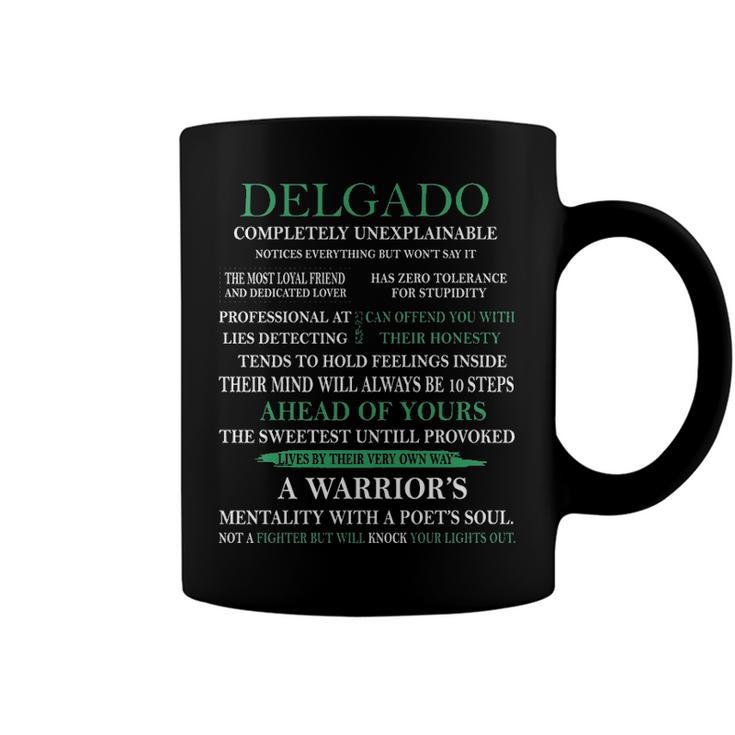 Delgado Name Gift   Delgado Completely Unexplainable Coffee Mug