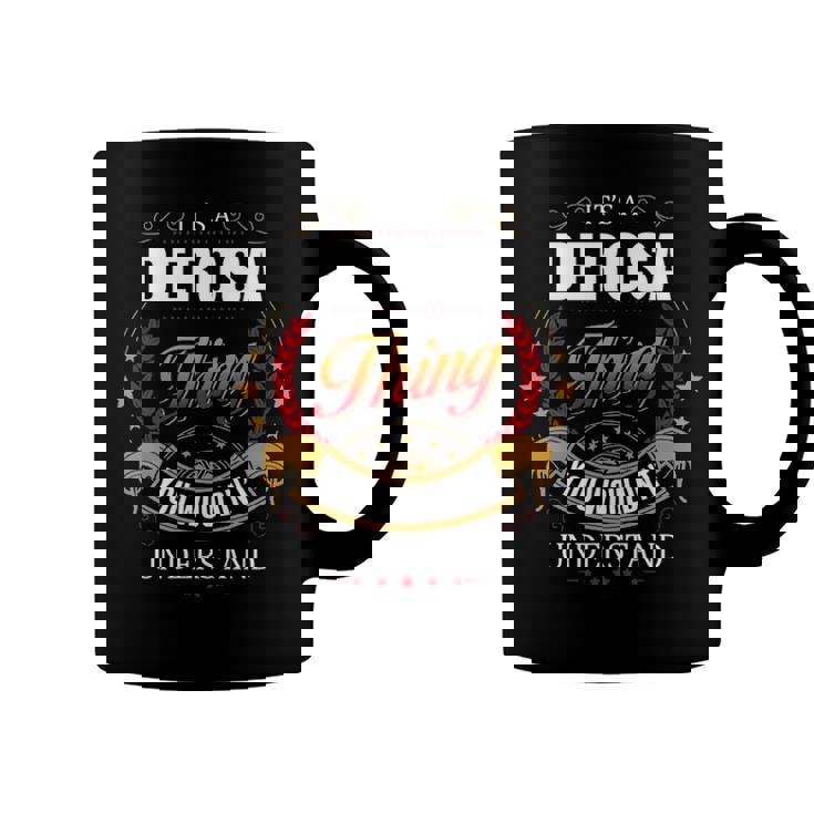 Derosa Shirt Family Crest Derosa T Shirt Derosa Clothing Derosa Tshirt Derosa Tshirt Gifts For The Derosa  Coffee Mug