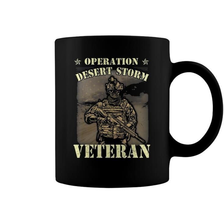 Desert Storm Veteran Pride - Us Army Veteran Flag Coffee Mug