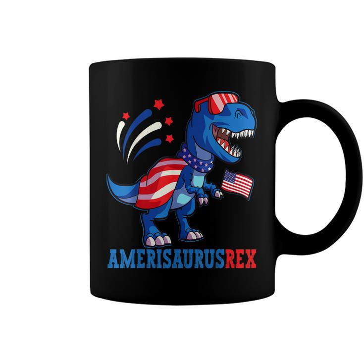 Dinosaur 4Th Of July Kids Boys Toddler Amerisaurus T Rex  Coffee Mug