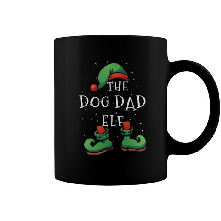 Dog Dad Elf - Funny Matching Family Christmas Pajamas Coffee Mug