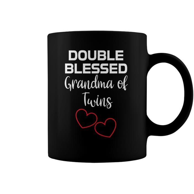 Double Blessed Grandma Of Twins Grandmother Apparel Coffee Mug