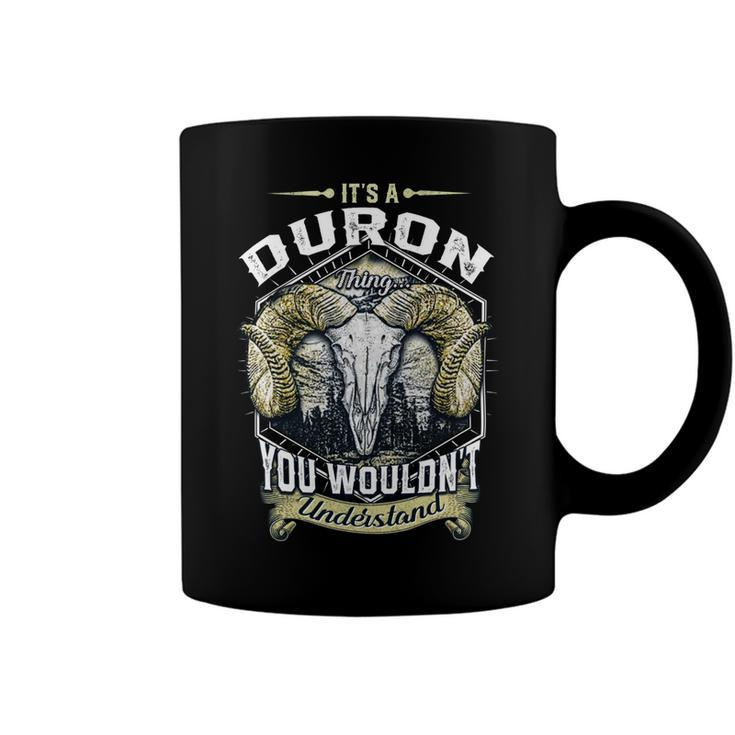Duron Name Shirt Duron Family Name V4 Coffee Mug