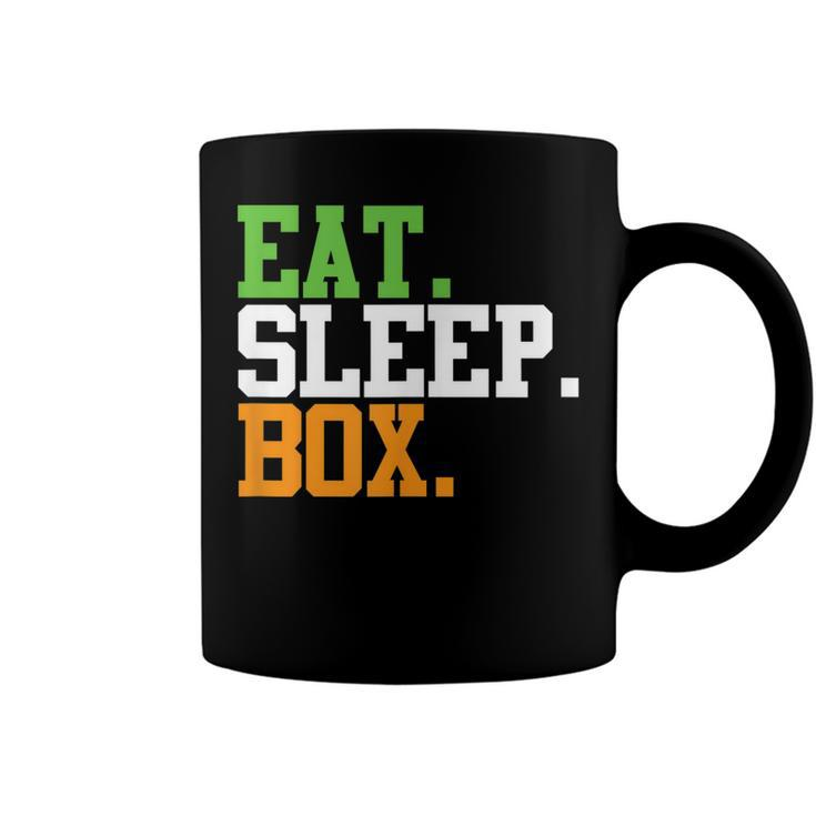 Eat Sleep Box | Irish Pride Boxing  Coffee Mug