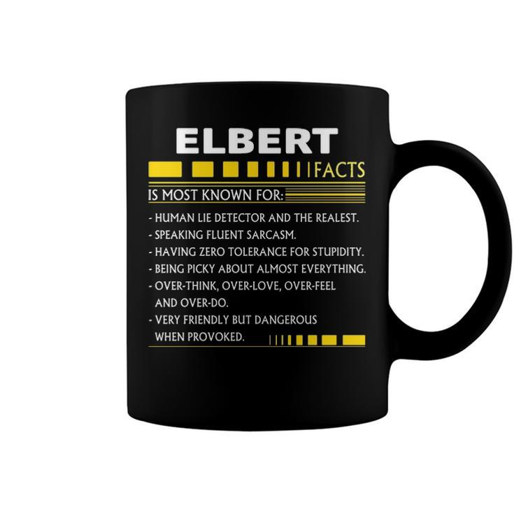 Elbert Name Gift   Elbert Facts Coffee Mug
