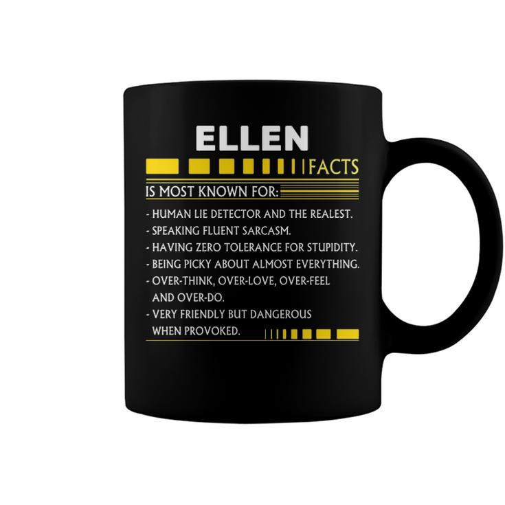 Ellen Name Gift   Ellen Facts Coffee Mug